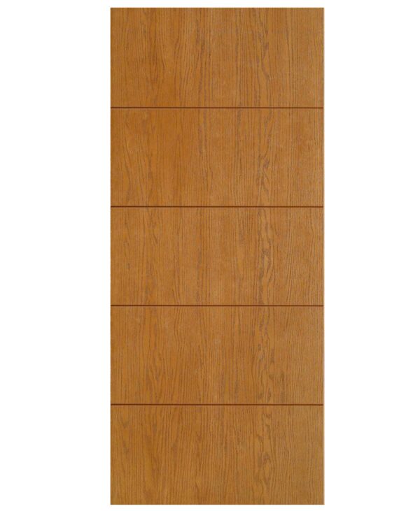 Fiberglass Grooved Oak Richersons Door (WC03)