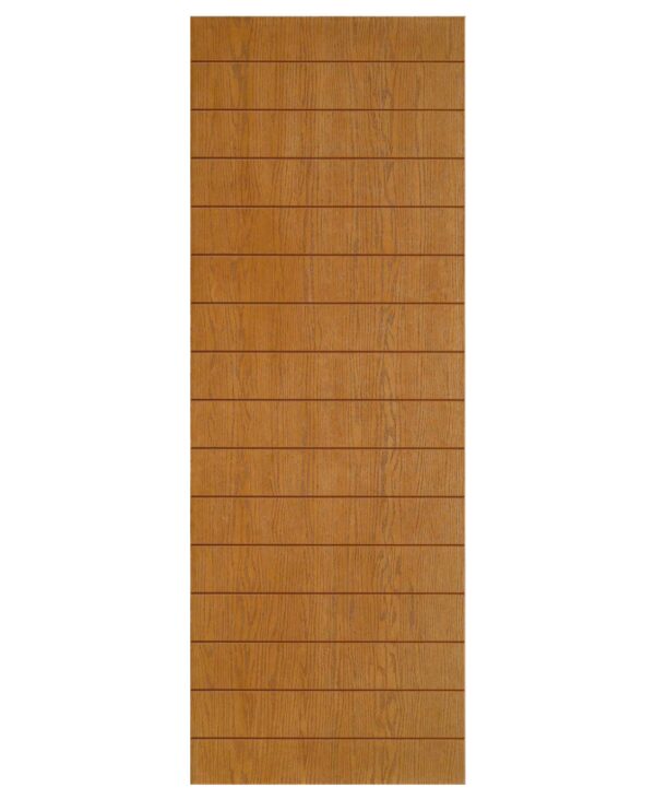 Fiberglass Grooved Oak Richersons Door (WC15)