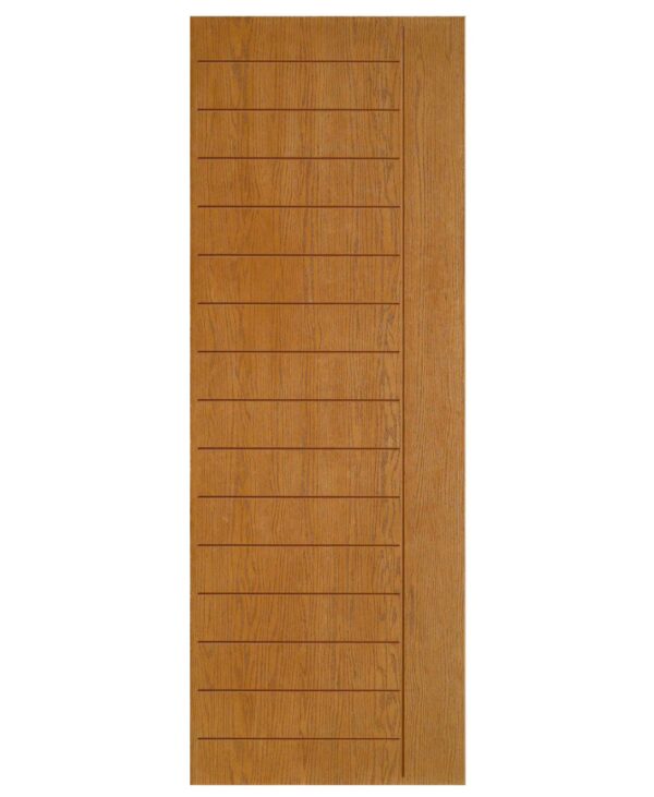 Fiberglass Grooved Oak Richersons Door (WC16)